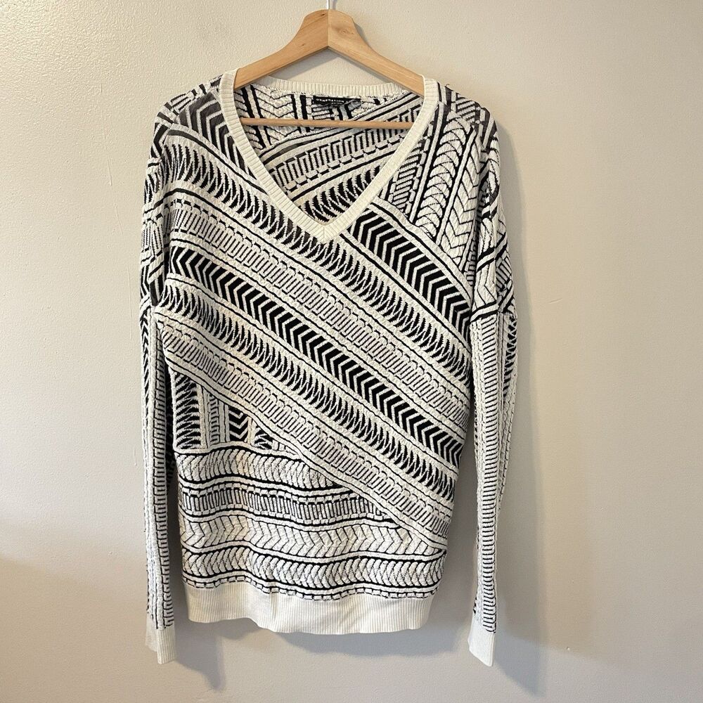 Generation Love Women’s Swester Abstract Print Sz M